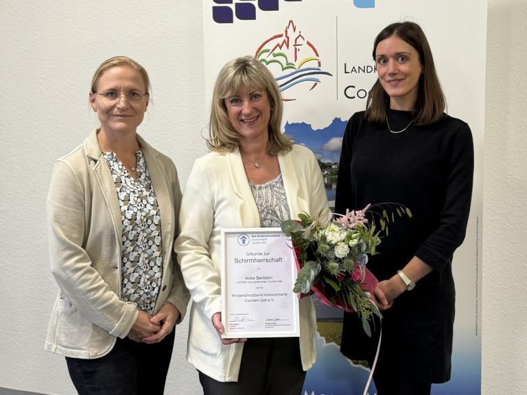 Landrätin Anke Beilstein wird Schirmherrin des Kinderschutzbundes Cochem-Zell e. V.